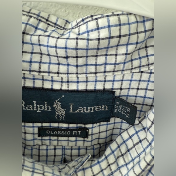 Ralph Lauren Men's Blue Checkered Shirt - Picture 3 of 9